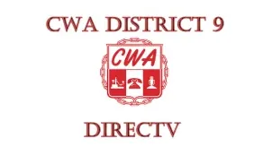 CWA DISTRICT 9 DIRETV with emblem